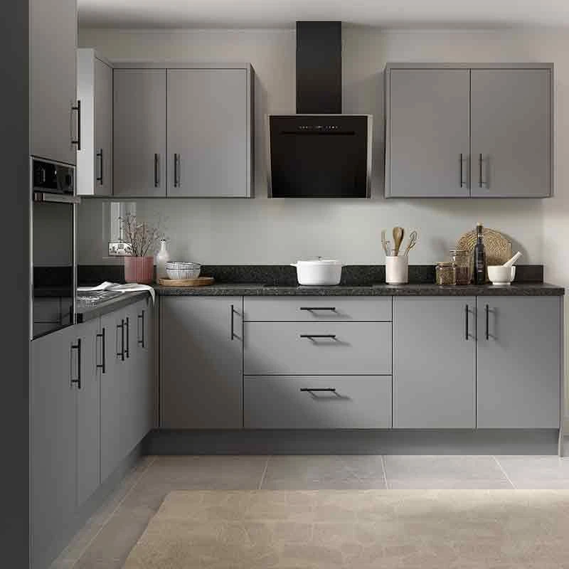 Kitchen Kit Slab 600mm Base Cabinet End Panel Only - Ultra Matt - Dust Grey - Flatpacked - FKKF0828 Kitchen Kit Slab 600mm Base Cabinet End Panel Only - Ultra Matt - Dust Grey - Flatpacked - FKKF0828 -Kitchen Series Shop k i kitchen kit fkkf0828 lifestyle1