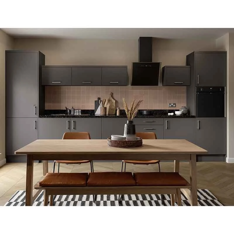 Kitchen Kit Slab 715mm Filler Panel - Ultra Matt - Graphite - FKKF0942 Kitchen Kit Slab 715mm Filler Panel - Ultra Matt - Graphite - FKKF0942 -Kitchen Series Shop k i kitchen kit fkkf0942 lifestyle1