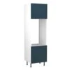 Kitchen Kit Slab 600mm Tall Double Oven Housing - Ultra Matt - Indigo Blue - Flatpacked - FKKF1321 1 Kitchen Kit Slab 600mm Tall Double Oven Housing - Ultra Matt - Indigo Blue - Flatpacked - FKKF1321 -Kitchen Series Shop k i kitchen kit fkkf1321