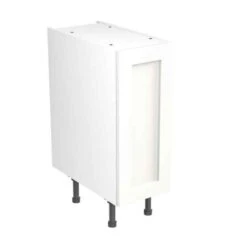 Kitchen Kit Shaker 300mm Base Cabinet - Ultra Matt - White - Flatpacked - FKKH0501