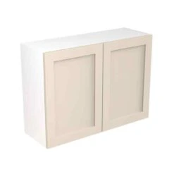 Kitchen Kit Shaker 1000mm Wall Cabinet - Ultra Matt - Cashmere - Flatpacked - FKKH0615