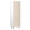 Kitchen Kit Shaker 600mm Tall Larder Cabinet - Ultra Matt - Cashmere - Flatpacked - FKKH0634 -Kitchen Series Shop k i kitchen kit fkkh0634