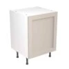 Kitchen Kit Shaker 600mm Base Cabinet - Ultra Matt - Light Grey - Flatpacked - FKKH0704