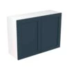 Kitchen Kit Shaker 1000mm Wall Cabinet - Ultra Matt - Indigo Blue - Flatpacked - FKKH1315 1 Kitchen Kit Shaker 1000mm Wall Cabinet - Ultra Matt - Indigo Blue - Flatpacked - FKKH1315 -Kitchen Series Shop k i kitchen kit fkkh1315