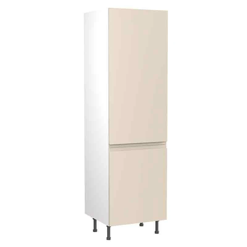 Kitchen Kit J-Pull 600mm Tall Larder Cabinet - Super Gloss - Cashmere - Flatpacked - FKKJ0134 Kitchen Kit J-Pull 600mm Tall Larder Cabinet - Super Gloss - Cashmere - Flatpacked - FKKJ0134 -Kitchen Series Shop k i kitchen kit fkkj0134