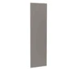 Kitchen Kit J-Pull 2400mm Larder Cabinet End Panel Only - Super Gloss - Dust Grey - Flatpacked - FKKJ0330 -Kitchen Series Shop k i kitchen kit fkkj0330