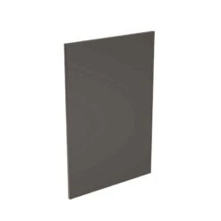 Kitchen Kit J-Pull 600mm Base Cabinet End Panel Only - Super Gloss - Graphite - Flatpacked - FKKJ0428