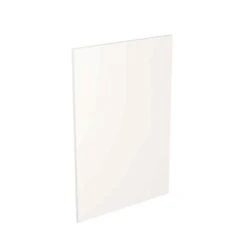 Kitchen Kit J-Pull 600mm Base Cabinet End Panel Only - Ultra Matt - White - Flatpacked - FKKJ0528