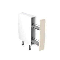 Kitchen Kit J-Pull 150mm Pull Out Base Cabinet - Ultra Matt - Cashmere - Flatpacked - FKKJ0651
