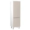 Kitchen Kit J-Pull 600mm Tall 70/30 Fridge/Freezer Housing - Ultra Matt - Light Grey - Flatpacked - FKKJ0722 2 Kitchen Kit J-Pull 600mm Tall 70/30 Fridge/Freezer Housing - Ultra Matt - Light Grey - Flatpacked - FKKJ0722 -Kitchen Series Shop k i kitchen kit fkkj0722