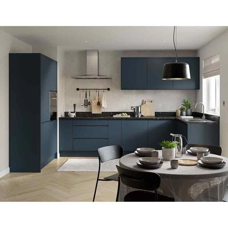 Kitchen Kit J-Pull 2745mm Plinth - Ultra Matt - Indigo Blue - FKKJ1323 Kitchen Kit J-Pull 2745mm Plinth - Ultra Matt - Indigo Blue - FKKJ1323 -Kitchen Series Shop k i kitchen kit fkkj1323 lifestyle1