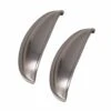 Kitchen Kit 94 Windsor Shell Kitchen Cabinet Handles - Pack Of 2 - Chrome - KKHWSBN