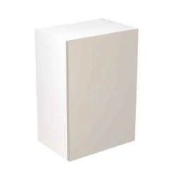 Kitchen Kit Rigid Slab 500mm Wall Cabinet - Super Gloss - Light Grey - Pre-Assembled - RKKF0213