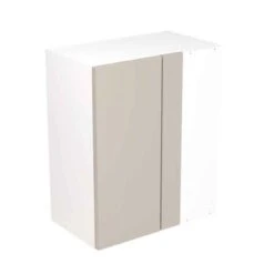 Kitchen Kit Rigid Slab 600mm Blind Corner Wall Cabinet - Ultra Matt - Light Grey - Pre-Assembled - RKKF0716