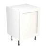 Kitchen Kit Rigid Shaker 600mm Base Cabinet - Ultra Matt - White - Pre-Assembled - RKKH0504 -Kitchen Series Shop k i kitchen kit rkkh0504