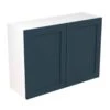 Kitchen Kit Rigid Shaker 1000mm Wall Cabinet - Ultra Matt - Indigo Blue - Pre-Assembled - RKKH1315 1 Kitchen Kit Rigid Shaker 1000mm Wall Cabinet - Ultra Matt - Indigo Blue - Pre-Assembled - RKKH1315 -Kitchen Series Shop k i kitchen kit rkkh1315