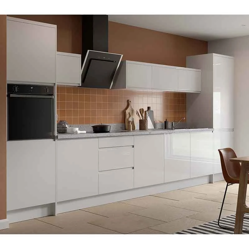 Kitchen Kit Rigid J-Pull 300mm Base Cabinet - Super Gloss - Light Grey - Pre-Assembled - RKKJ0201 Kitchen Kit Rigid J-Pull 300mm Base Cabinet - Super Gloss - Light Grey - Pre-Assembled - RKKJ0201 -Kitchen Series Shop k i kitchen kit rkkj0201 lifestyle