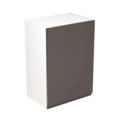 Kitchen Kit Rigid J-Pull 500mm Wall Cabinet - Ultra Matt - Graphite - Pre-Assembled - RKKJ0913