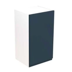 Kitchen Kit Rigid J-Pull 400mm Wall Cabinet - Ultra Matt - Indigo Blue - Pre-Assembled - RKKJ1312