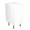 Kitchen Kit Rigid Value Slab 400mm Base Cabinet - Standard Matt - White - Pre-Assembled - RKKM1002 -Kitchen Series Shop k i kitchen kit rkkm1002