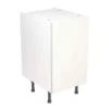 Kitchen Kit Rigid Value Slab 450mm Base Cabinet - Standard Matt - White - Pre-Assembled - RKKM1039