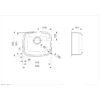 Reginox L183440 OKG Comfort Integrated Kitchen Sink - L18 3440 OKG -Kitchen Series Shop l183440okgdimensions