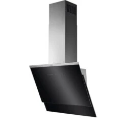 AEG DVE5671HG 60cm Vertical Chimney Hood - Black Glass & Stainless Steel