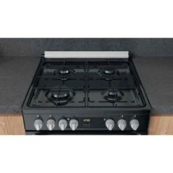 Hotpoint HDM67G9C2CB/UK Dual Fuel Cooker - Black -Kitchen Series Shop l h lho1753 2