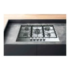 Hotpoint PPH 75P DF IX UK 75cm Gas Hob - Stainless Steel -Kitchen Series Shop l h lho3716 1
