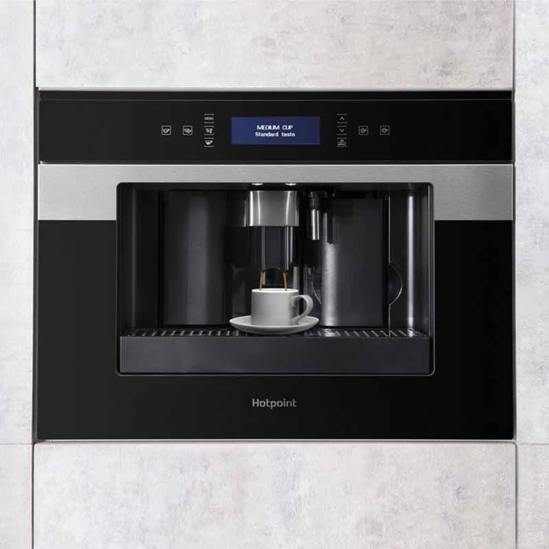 Hotpoint CM 9945 H 1.8L Coffee Machine - Dark Grey Glass Hotpoint CM 9945 H 1.8L Coffee Machine - Dark Grey Glass -Kitchen Series Shop l h lho9051 1