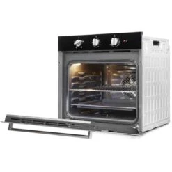 Indesit Aria IFW 6330 BL UK Built-In Single Electric Oven - Black -Kitchen Series Shop l i lin2105 lifestyle1