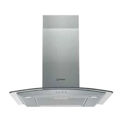 Indesit IHGC 6.5 LM X 60cm Chimney Hood - Stainless Steel