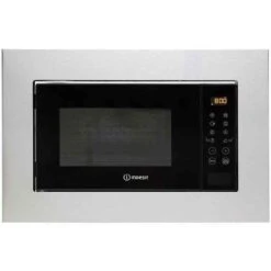 Indesit MWI120GXUK Built-In Microwave And Grill - Stainless Steel