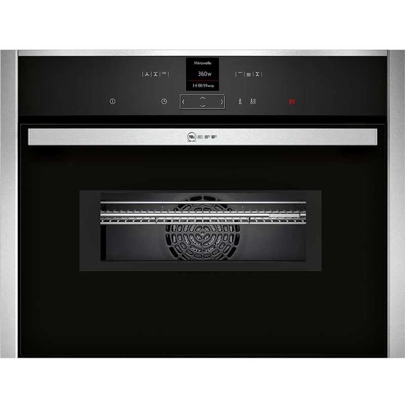 Neff N70 C17MR02N0B Built-In Compact Microwave Oven - Stainless Steel Neff N70 C17MR02N0B Built-In Compact Microwave Oven - Stainless Steel -Kitchen Series Shop l n lne11735