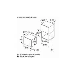 Neff N50 HLAWD23N0B Built-In Microwave - Black -Kitchen Series Shop l n lne71000 2