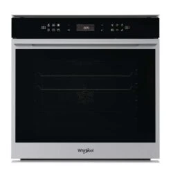 Whirlpool W7 OS4 4S1 P BuiIt In Single Pyrolytic Oven - Black & St/Steel