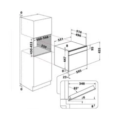 Whirlpool W11I MS180 UK BuiIt In Compact Steam Oven - St/Steel -Kitchen Series Shop l w lwh2900 6