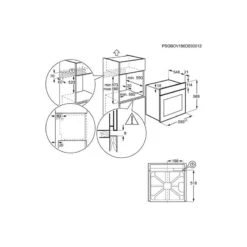 Zanussi ZOHNX3K1 Built-In Single Electric Oven - Black