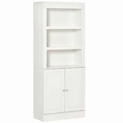 HOMCOM Freestanding Kitchen Unit With 6-Tier Shelving - White - 835-492WT 10 HOMCOM Freestanding Kitchen Unit With 6-Tier Shelving - White - 835-492WT -Kitchen Series Shop lju98a188ff96da41.jpg