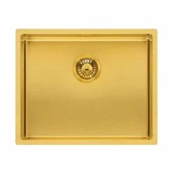 Reginox Miami 1 Bowl Integrated Sink - Gold - MIAMI 50X40 GOLD