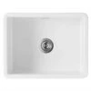 Thomas Denby Metro 1 Bowl Ceramic Large Bowl Kitchen Sink - White - MET1050 -Kitchen Series Shop met1050