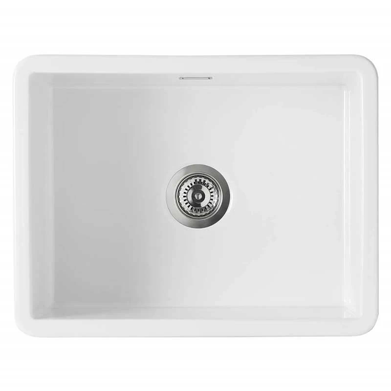 Thomas Denby Metro 1 Bowl Ceramic Large Bowl Kitchen Sink - White - MET1050 Thomas Denby Metro 1 Bowl Ceramic Large Bowl Kitchen Sink - White - MET1050 -Kitchen Series Shop met1050