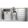 Rangemaster Manhattan 1.5 Bowl Stainless Steel Kitchen Sink - MN10102R/ -Kitchen Series Shop mn10102r 1