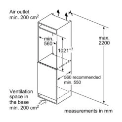 Neff N30 KI1311SE0 Built In Larder Fridge - White -Kitchen Series Shop n e neff n30 ki1311se0 bulit in larder fridge dimensions