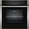 Neff N50 B2ACH7HH0B Built In Single Pyrolytic Oven With Home Connect - Stainless Steel -Kitchen Series Shop n e neff n50 b2ach7hh0b bi single pyrolytic oven clean