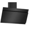 Neff N50 D95IHM1S2B 90cm Angled Chimney Wall Mounted Cooker Hood - Black Glass
