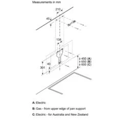 Neff N50 D95IHM1S2B 90cm Angled Chimney Wall Mounted Cooker Hood - Black Glass -Kitchen Series Shop n e neff n50 d95ihm1s2b 90cm angled chimney hood dimensions2