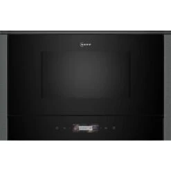 Neff N70 NL4WR21G1B Built In Microwave - Black With Graphite Grey Trim