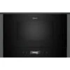 Neff N70 NR4WR21G1B Built In Microwave - Black With Graphite Grey Trim 2 Neff N70 NR4WR21G1B Built In Microwave - Black With Graphite Grey Trim -Kitchen Series Shop n e neff n70 nr4wr21g1b built in microwave clean