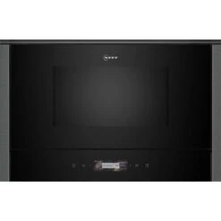 Neff N70 NR4WR21G1B Built In Microwave - Black With Graphite Grey Trim